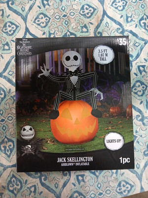 Jack Skellington The Nightmare Before Christmas, Halloween Airblown Inflatable,