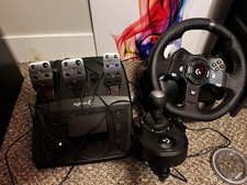 Logitech G920 Steering Wheel With Pedals And Shifter For Xbox And Pc