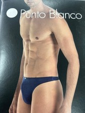 Punto Blanco - Mens Thong - Zensation Tanga (Blue/Black)