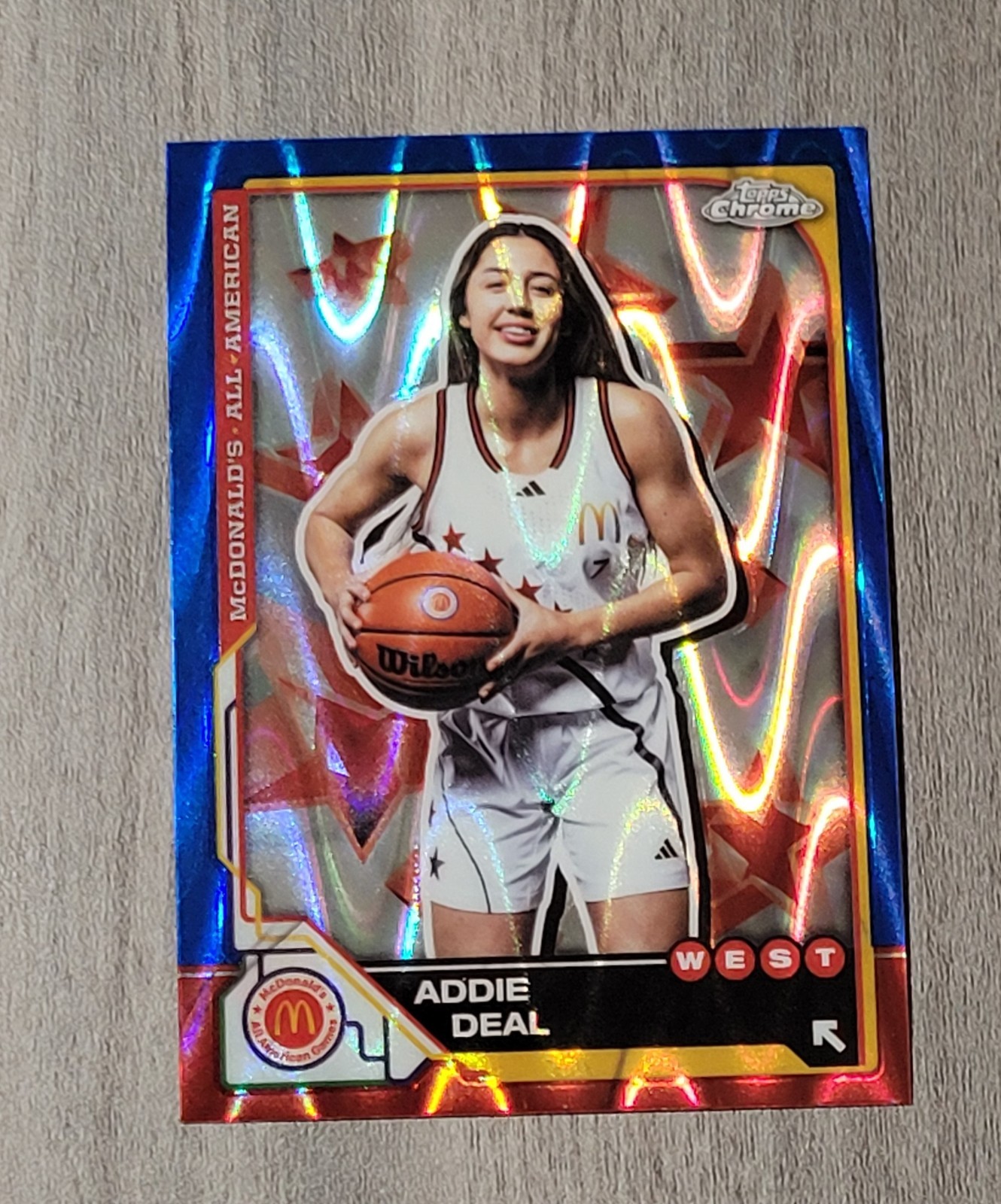 2025 Chrome McDonald's All American Blue RayWave #29 Addie Deal