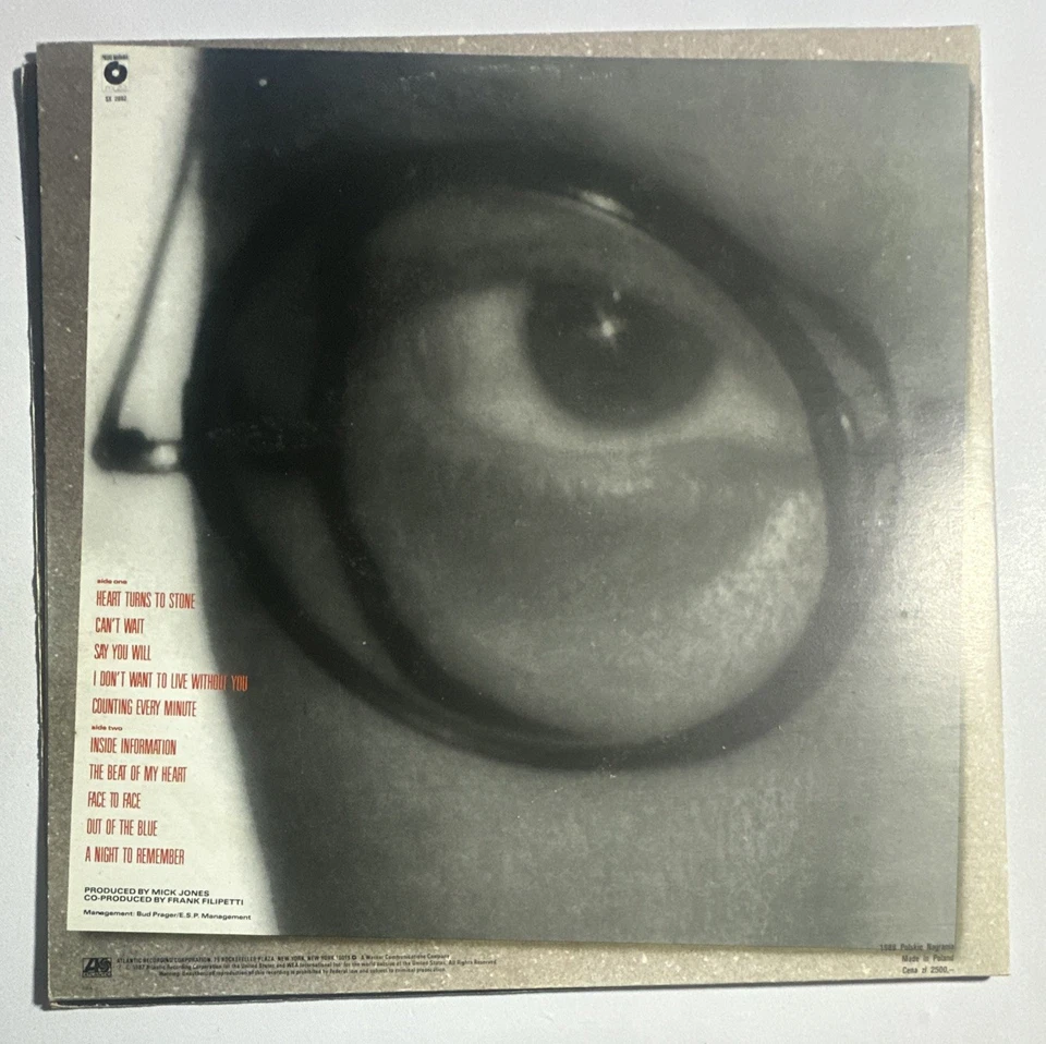 Foreigner ~ Inside Information Rare Polish Issue Vinyl LP Gatefold Record EX/EX - Image 3 of 4