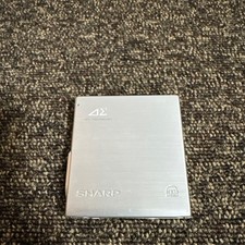 SHARP MD-DS70-S Portable MD Player Tested Working 1-Bit Audio Silver Retro JP