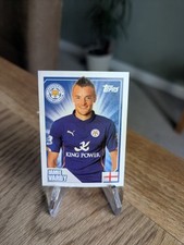Jamie Vardy Rookie Card 2014 2015 Topps Premier league Sticker *RARE* Leicester