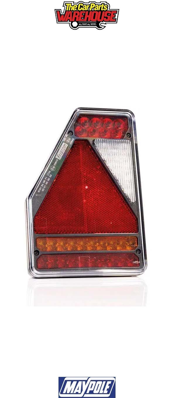 Maypole 8436BL Fristom LED LH Triangle Combi Lamp 6 Pin Quick Fit System