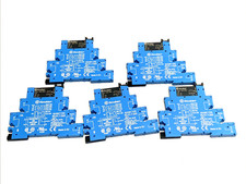 Finder 93.01.7.024 DIN Rail Relay Socket 6A 250V Screw Terminals LOT OF 5