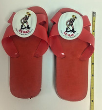 Vintage 1983 Kids He-Man Sandals MOTU Flip Flops Masters Of The Universe 9.5