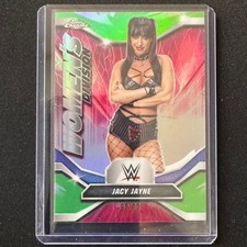 🔌IU 2026 TOPPS CHROME WWE WOMEN'S DIVISION GREEN REFRACTOR /99 JACY JAYNE