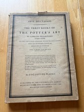 Arte Del Vasaio The Three Books of The Potters Art 80 Collotype Plates