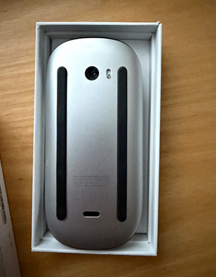 Apple Magic Mouse Black Wireless Bluetooth Multi-Touch Rechargeable Optical