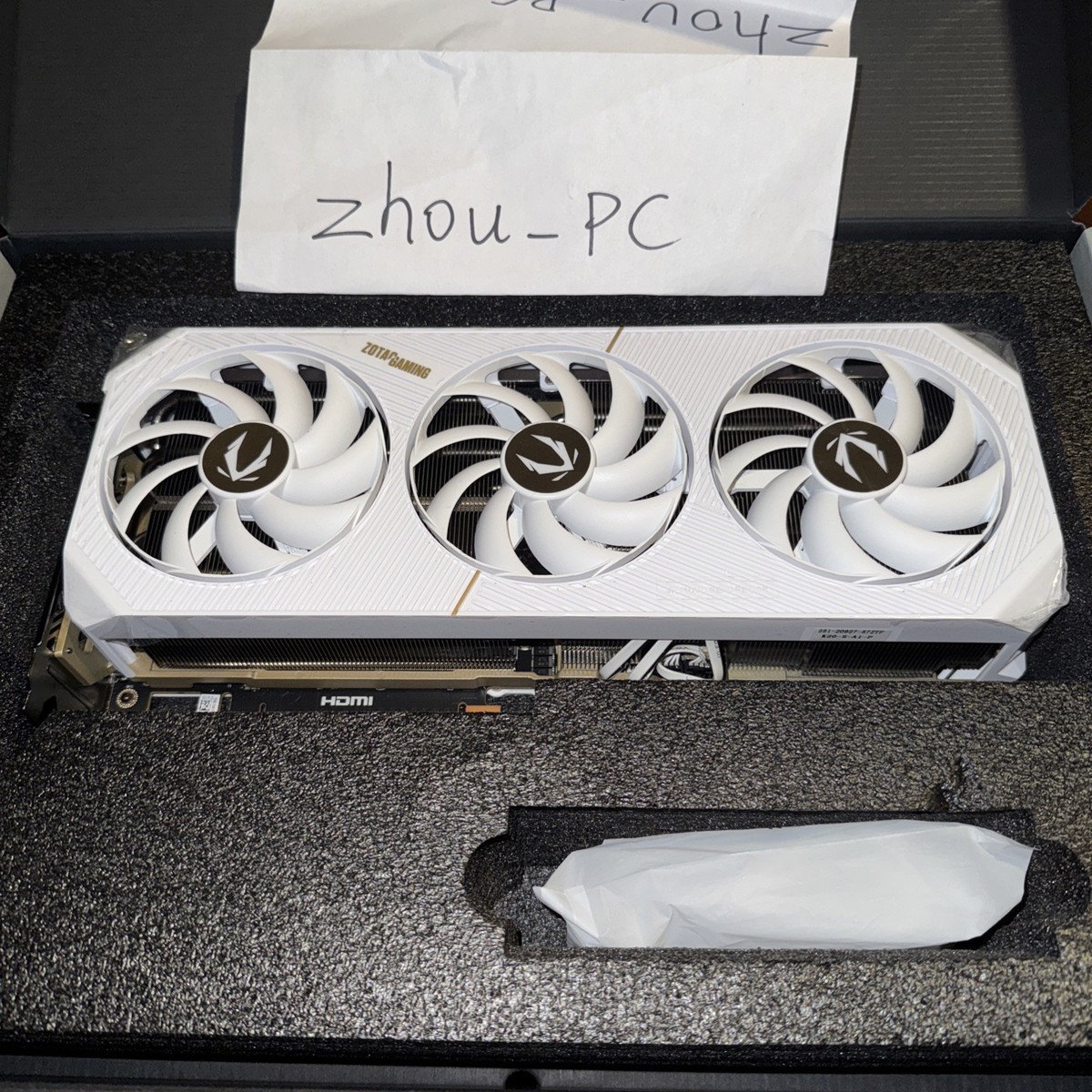 Zotac RTX 5090 Solid White GPU No Core & VRAM for parts (US stock