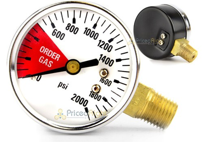 #ad Beer Beverage Pressure Gauge 2000 PSI Right Hand Thread CO2 Beer Kegerator 1 4quot; $16.95