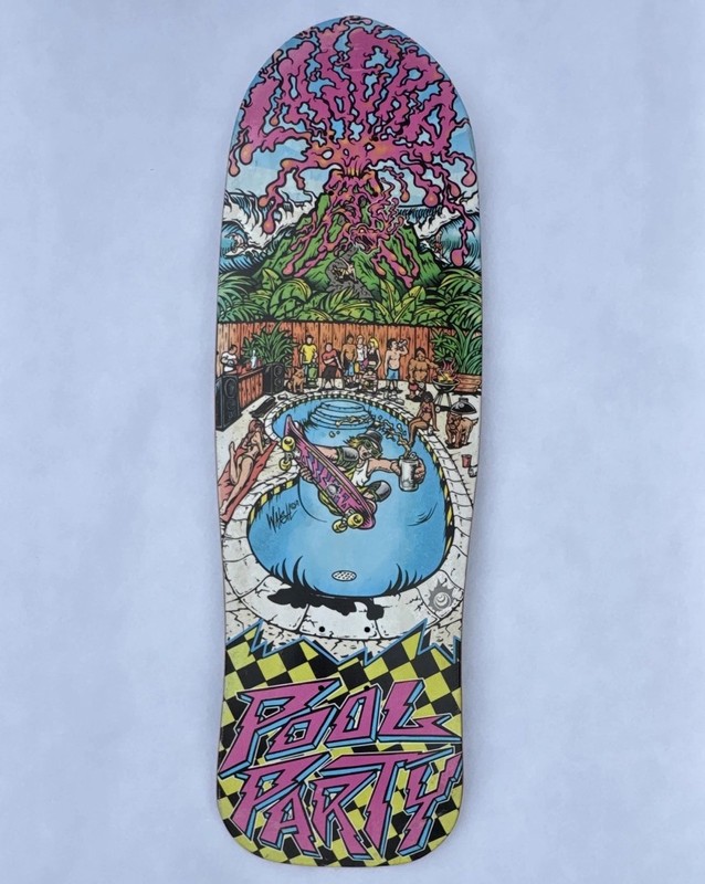 Ladera Pool Party Skateboard Deck Drake’s Pool Party Graphic