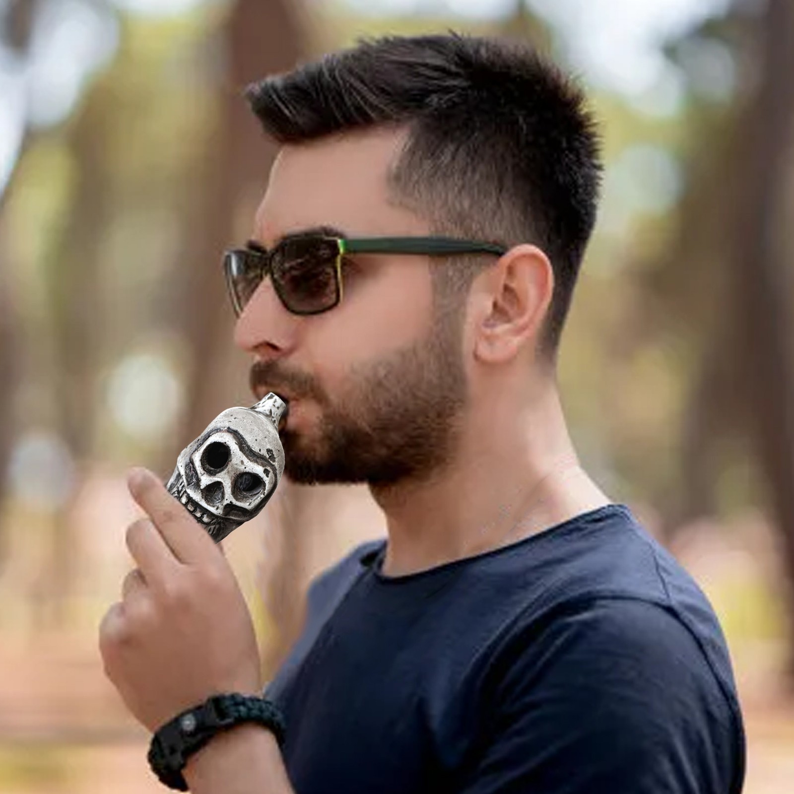 Authentic Aztec Whistle Spooky Aztec Death Whistle for Party Prank Props