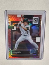 Nick Allen 2022 Panini-Donruss Optic Red Dragon Prizm Rated Rookie, /99