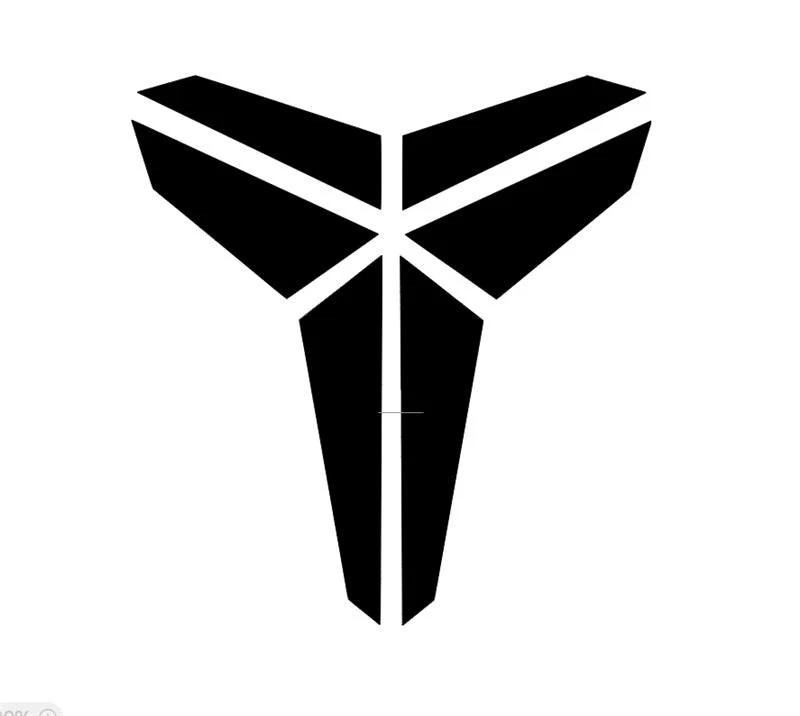 Nike Inspired Kobe Bryant Black Mamba logo Iron On Vinyl Heat Transfer Decal HTV