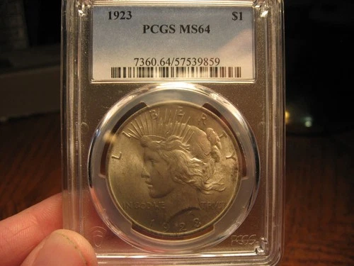 1923 United States Peace Silver Dollar PCGS MS64
