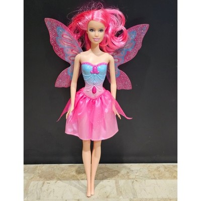 Mattel Barbie Mariposa and the Fairy Princess Pink Hair Butterfly