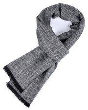 Men's Winter Warm Scarf with Tassels Soft Classic Mens Cashmere Feel 09 gray