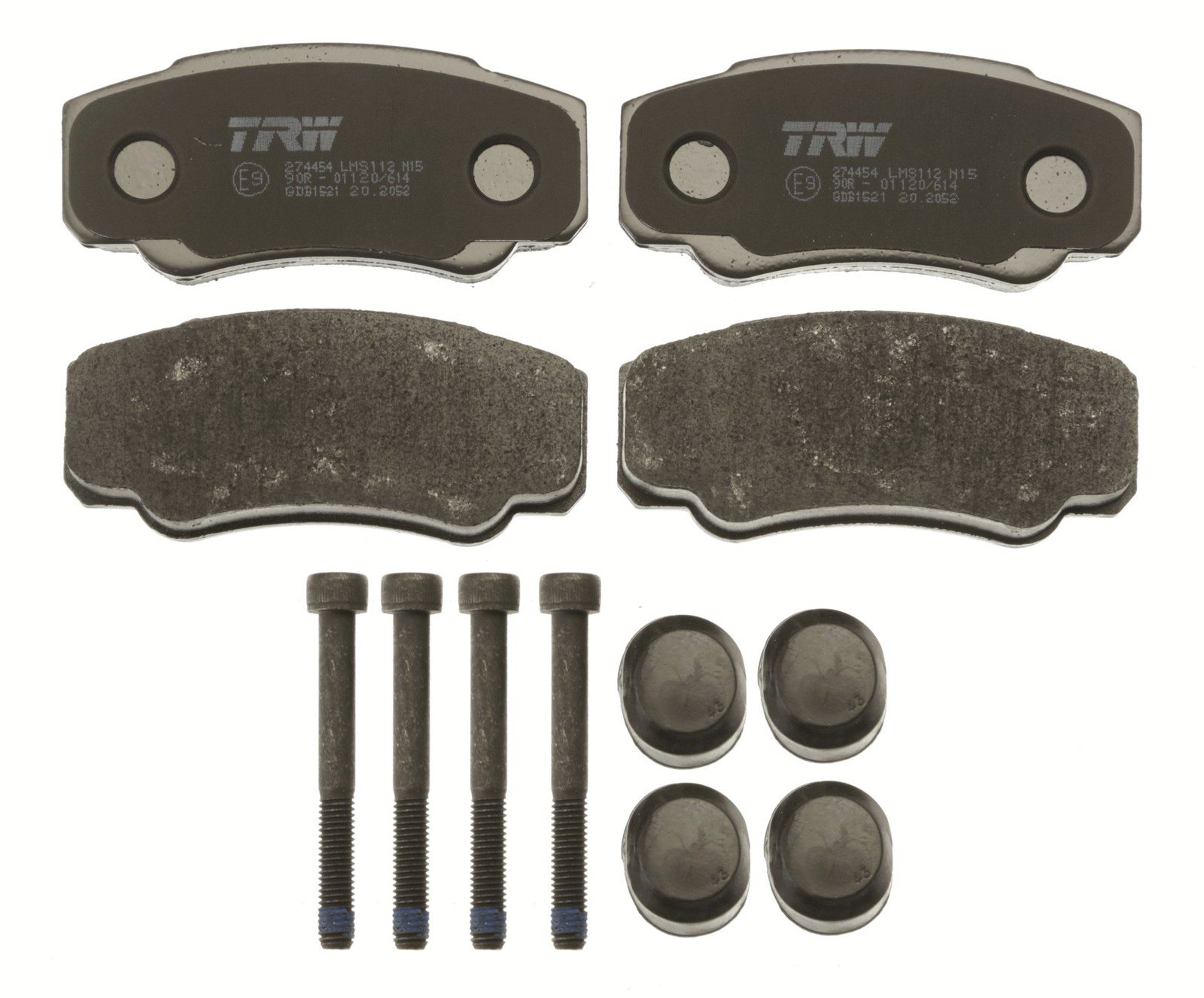 Plaquettes de frein TRW GDB1521 avec revêtement silicate Cotec pour une sécurité maximale