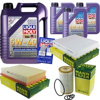 Mann Inspektionspaket 8L Liqui Moly 5W-40 FüR Mercedes M-Klasse W163 ML 320