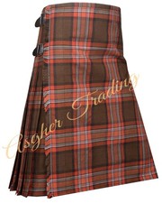 County Down Tartan Kilt For Man - 16 Oz Acrylic Wool, Traditional 8 Yard Kilts