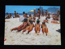 SEXY BIKINI MUJER Tanga Ipanema Playa Río de Janiero Risque Butts Postal