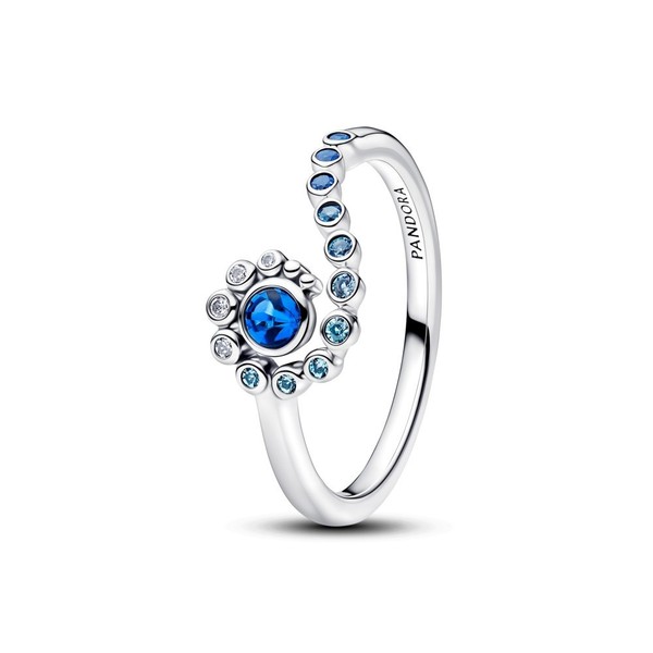Pandora Ring 164641C01 Weite 52 Disney Vaiana Meereswelle Ring 925/- Silber-image
