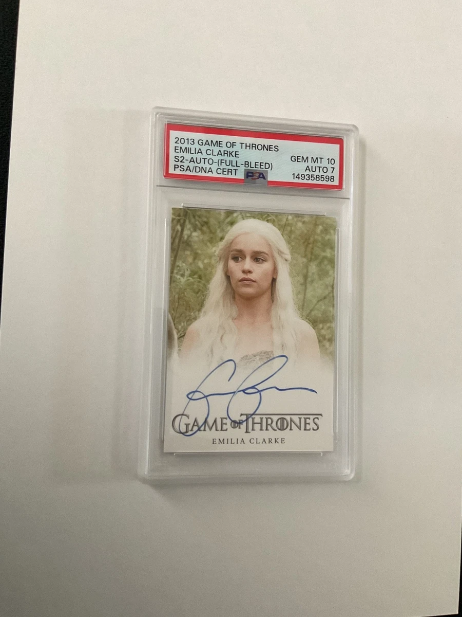 エミリア・クラーク 直筆サイン PSA10 1/1 エミリア・クラーク 直筆サイン PSA10 1/1 【公式通販】