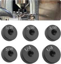 Brake Line Flaring Tool Kit 6pcs 316 14 Double Flare Adapters Steel..