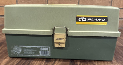 Vintage Plano Molding Co. PLANO 6300 Tackle Box - 3 Tray - Made in USA - 1970's