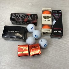 Lot Brand New Advertising Golf Balls Titleist, Golden Ram, Pinnacle, Molitor