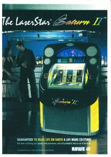 Rowe 2000 LaserStar Saturn 2 100 CD-100J CD juke box jukebox Flyer Brochure NEW