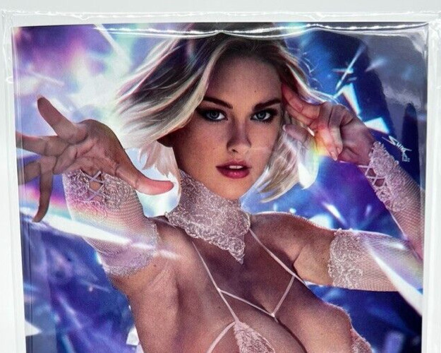 TOTALLY RAD EMMA FROST COSPLAY SHIKARII LIMITED ARTIST PROOF #4 OF #10 COPIES