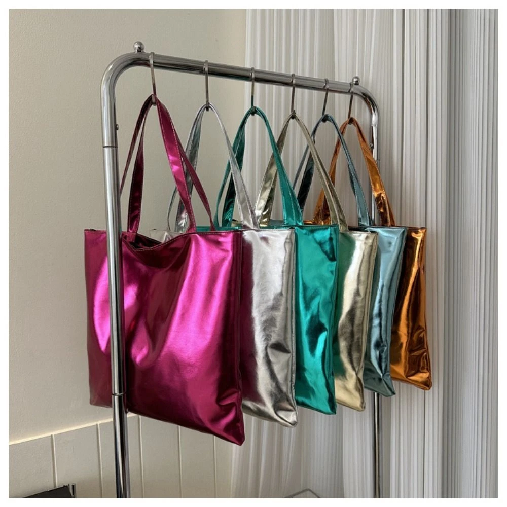 Shiny tote best sale bags