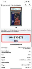 1991 Fleer Basketball Michael Jordan #29 PSA 8 Bulls NBA Finals MVP All Star HOF