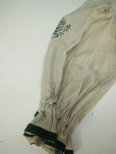 Trachtenmieder beige Alphorn Mieder mit Stickerei und Rüsche Corsage Gr.44 - Bild 2 von 5