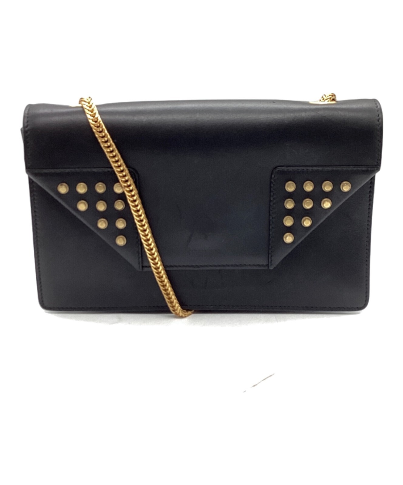 Borsa a tracolla Saint Laurent Betty catena pelle nera donna 315681 usata