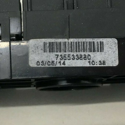 Fiat 500 Heated Rear Window Switch with Stop Start in Black 735533880 - Picture 2 of 2