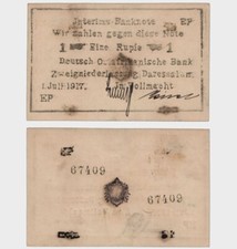 German East Africa - 1917 - 1 Rupie -  aUNC+   #CO5782