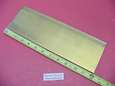 #ad 1 2quot; x 4quot; C360 BRASS FLAT BAR 12quot; long Solid Plate Mill Stock H02 .50quot;x 4quot; New $176.15