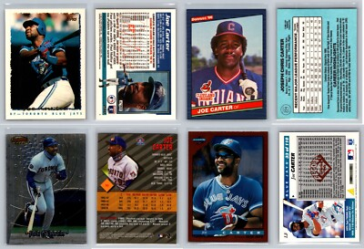 #ad Joe Carter 4 Card Lot Blue Jays Indians Padres $4.99
