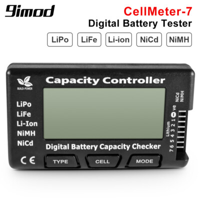 9IMOD RC CellMeter-7 Digital Battery Capacity Checker LiPo LiFe Li-ion NiMH Nicd