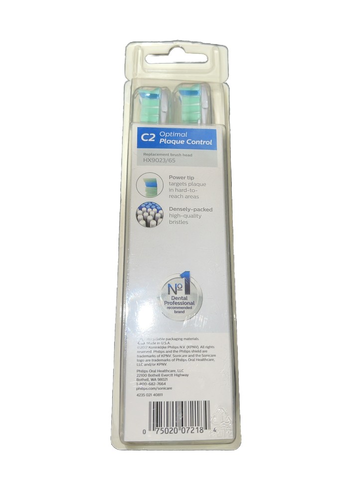 Philips Sonicare C2 Replacement Head HX9023/65 (3 Pack) NEW IN