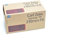 SCATOLA VUOTA per teleobiettivo Contax 210mm f/4 obiettivo Zeiss T* Sonnar