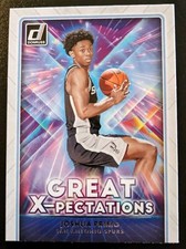 2021-22 Donruss Basketball Joshua Primo Great X-Pectations Rookie #3 Spurs