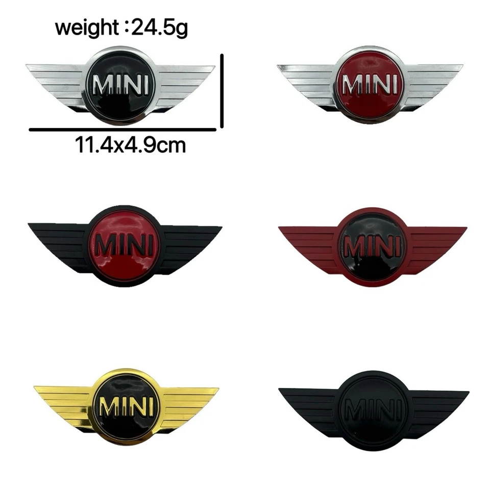 Mini Cooper Rear Emblem Badge New OEM 51147026186 02-17 free shipping - Image 3 of 3