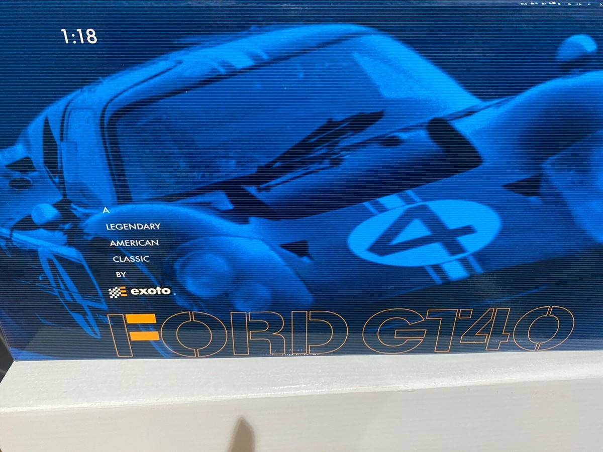 Exoto 1:18th Scale 1967 Le Mans 24 hour Ford GT40 MK IV #1 Gurney