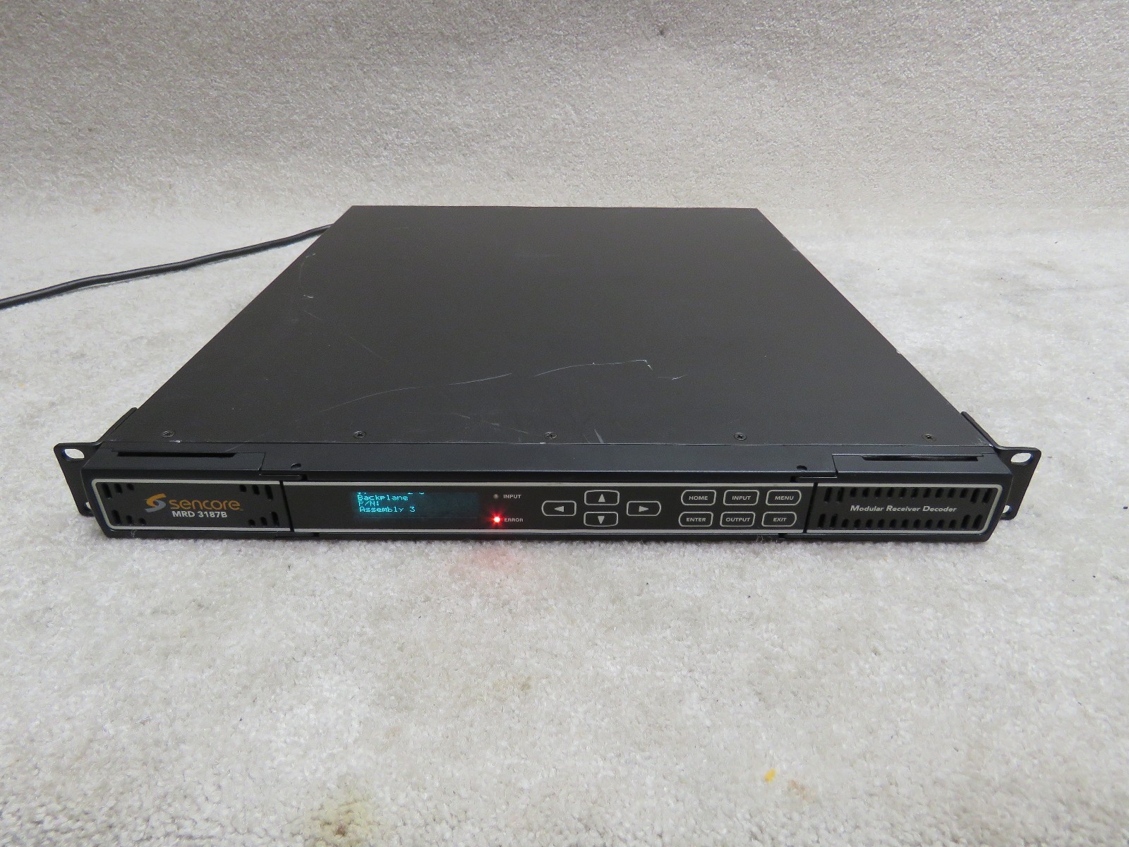 Sencore MRD 3187B Multi-format SD/HD Modular Receiver Decoder w/8708 ...