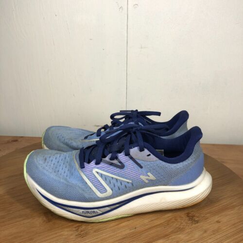 New Balance Shoes Womens 7 B Fuelcell Rebel Sneakers Running Blue Light Road - Picture 2 of 14