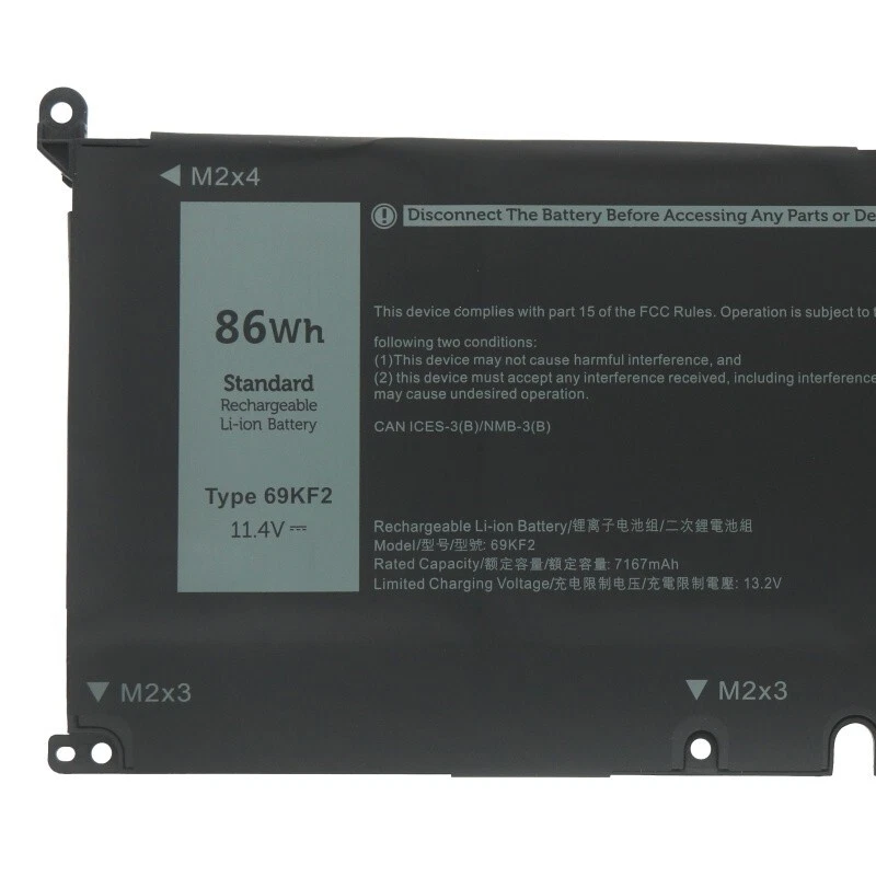 ✅Nueva batería 86Wh 69KF2 para Dell Alienware M15 M17 R3 XPS 15 9500 8FCTC 70N2F Foto 4 de 4